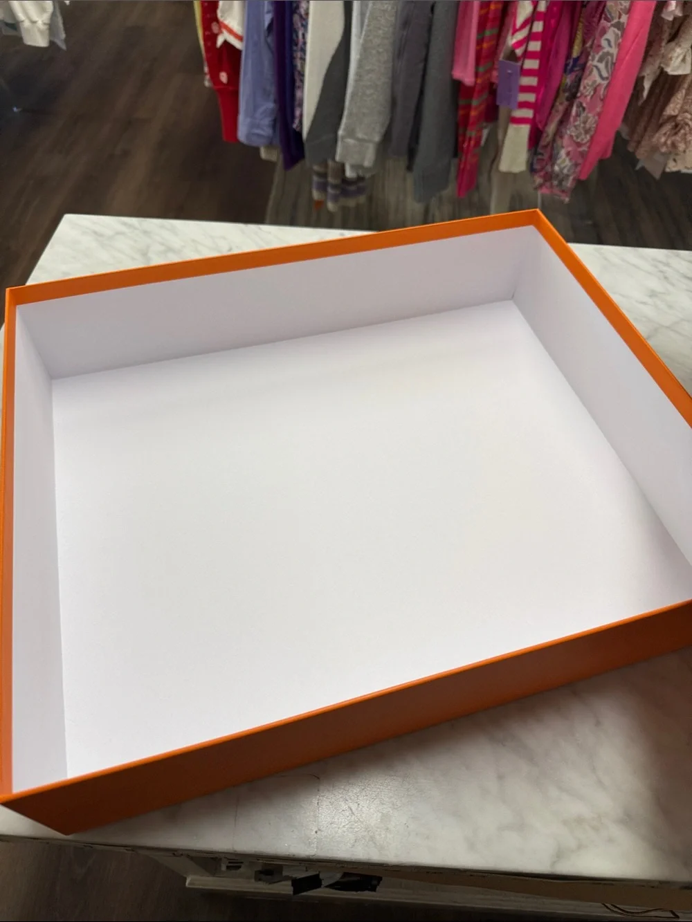 Hermes Box Storage Box Designer Box Decoration with Ribbon